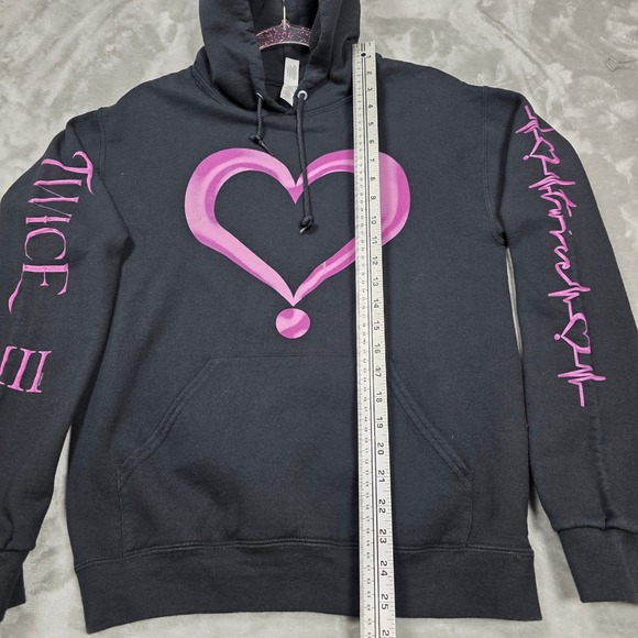 Twice 4th World Tour III 2022 Concert Hoodie Black Unisex Size S - Picture 6 of 9